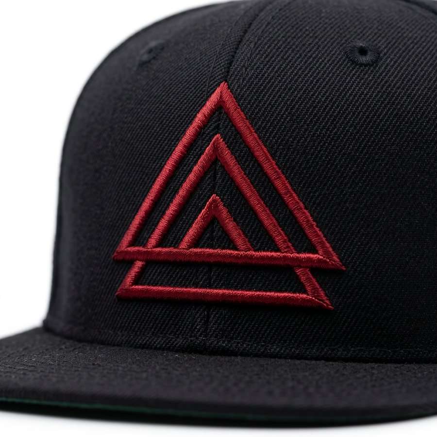 HAIZNBERG Snapback, Detail der Stickerei